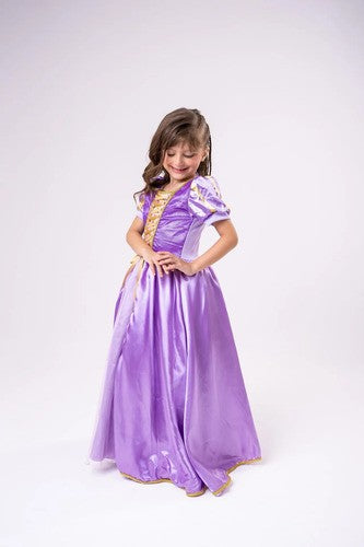 Fantasia Longa Rapunzel Festa Luxo