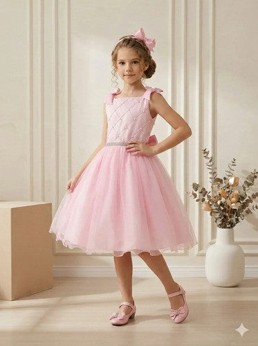 Vestido Marie Mariely Rosa Bebe (VESTMRMRSBB)