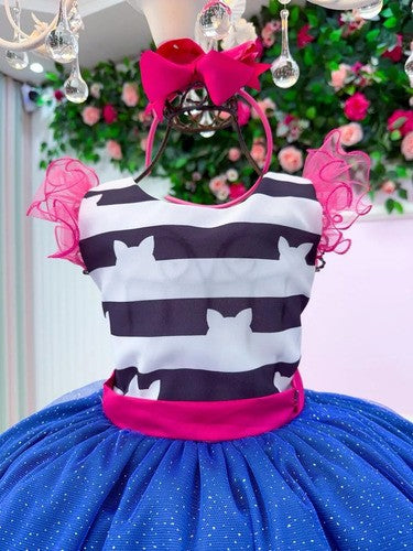 Vestido Mini Miss Temático Casinha de Bonecas Mágica (VESTMNTMMGDGB)