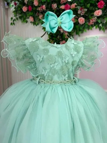 Vestido Menina Bonita Angelie Verde Menta (VESTMNABNTANGLVRDMENT)