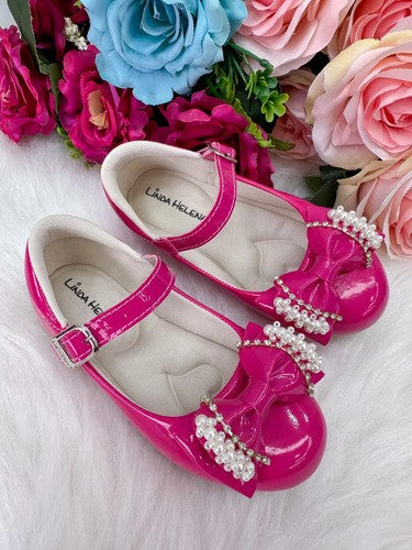 Sapatilha Flor di Mila Pink Perolas Neide (SPTLFLRDMPNKPRLS)