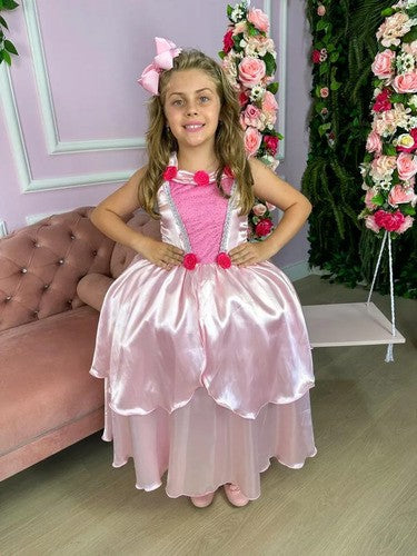 Fantasia Princesa Belli Longa Princesa Rosa (FANTPRNBEADOAUR)