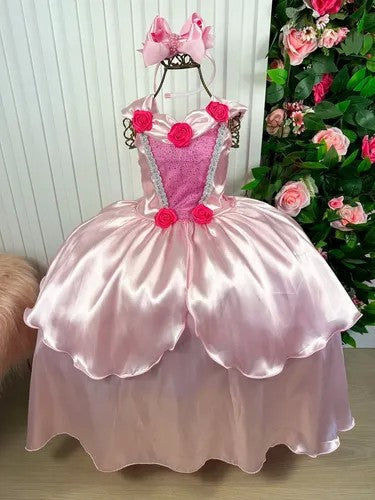 Fantasia Princesa Belli Longa Princesa Rosa (FANTPRNBEADOAUR)