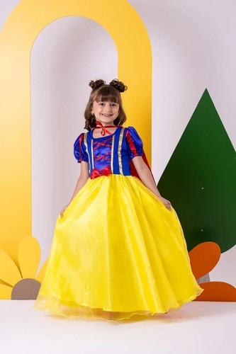 Fantasia Princesa Belli Longa Princesa Maça (FTSPRNCBLLBRNCDNV)