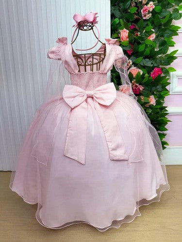 Vestido Banana Club Longo Diamante Rosa (VESTBNNCLGDMRSBB)