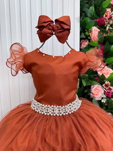 Vestido Marie Longo Amanda Terracota (VESTMRILNGAMNTRRC)