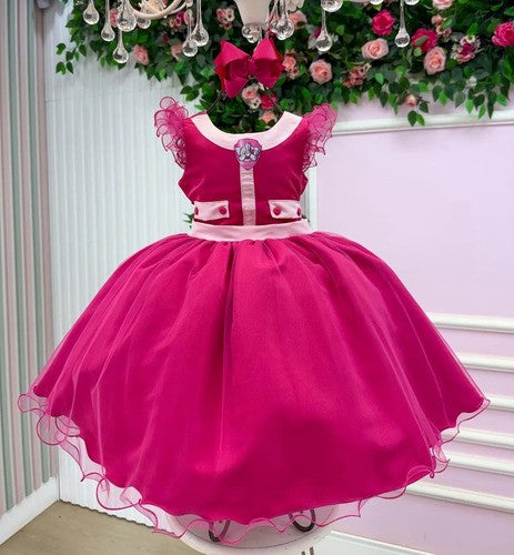 Vestido Mini Miss Temático Esquadrão Canino (VESTMNMSSTMTCPTLCNNKY)