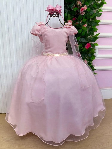 Vestido Banana Club Longo Diamante Rosa (VESTBNNCLGDMRSBB)