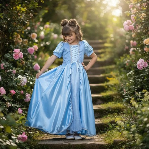 Fantasia Princesa Belli Longa Princesa Azul Modelo 2 (FTSPRNCBLLCNDRMDL2)
