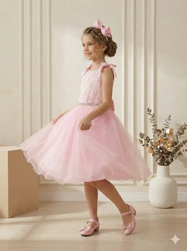 Vestido Marie Mariely Rosa Bebe (VESTMRMRSBB)