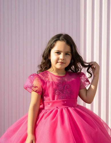 Vestido Giovanella/Giovanela Mariza Longo Pink (VESTGINELLAMZPINK)