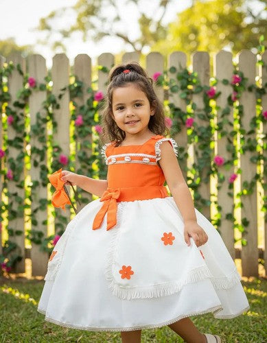 Vestido Fantasia Moana Infantil Princesa Festa Aniversário