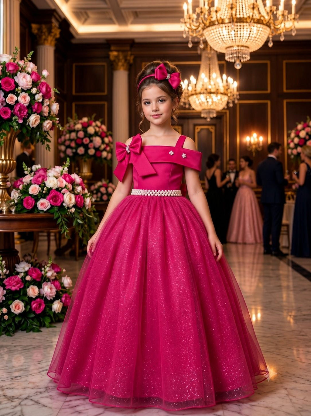 Vestido Banana Club Longo Doce Elegancia Pink