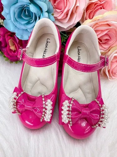 Sapatilha Flor di Mila Pink Perolas Neide (SPTLFLRDMPNKPRLS)