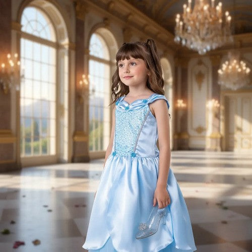 Fantasia Princesa Belli Longa Princesa Azul Modelo 3 (FNAPRNBLLCINDMDL3)