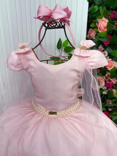 Vestido Banana Club Longo Diamante Rosa (VESTBNNCLGDMRSBB)