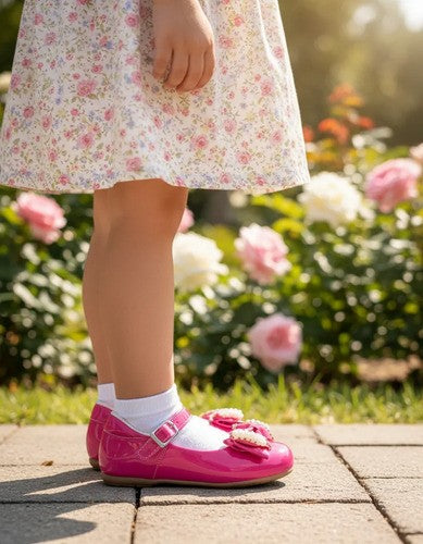 Sapatilha Flor di Mila Pink Perolas Neide (SPTLFLRDMPNKPRLS)