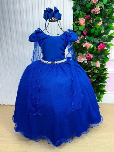 Vestido Banana Club Longo Diamante Azul Royal (VESTBNANCLBLNDAMTAZL)