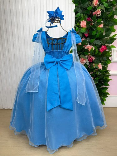 Vestido Banana Club Longo Diamante Azul Serenity (VESTBNNCLBLGDMTAZSRT)