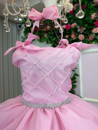 Vestido Marie Mariely Rosa Bebe (VESTMRMRSBB)