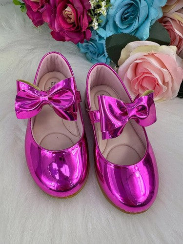 Sapatilha Doce Pe Laço Pink Metalizado (SPTDCPLCPNKMTLZ)