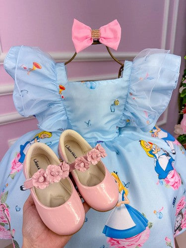Vestido Tematicos Kids Alice no País das Maravilhas (VESTKIDSALCMRLHAS)