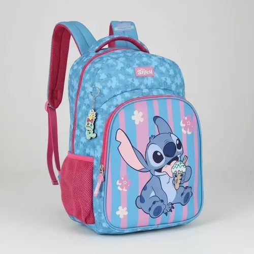 Mochila de Costa Stitch Azul Sorvete (MCSAZL)
