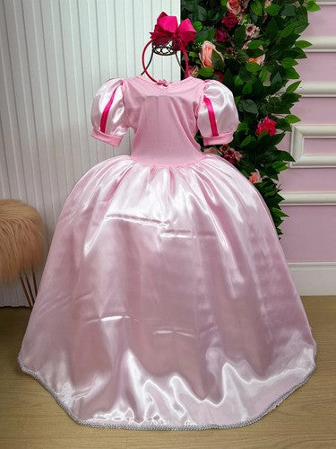 Fantasia Princesa Belli Longa Princesa Rosa - Modelo 2 (FTSPRNCBLBLADMM2)