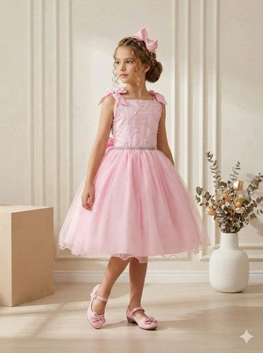 Vestido Marie Mariely Rosa Bebe (VESTMRMRSBB)