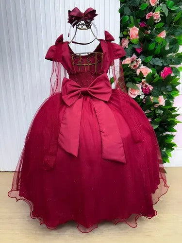 Vestido Banana Club Longo Diamante Marsala (VESTBNNCLBLGDMTMRL)