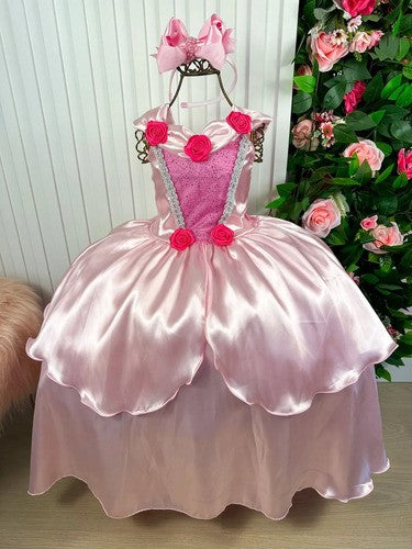 Fantasia Princesa Belli Longa Princesa Rosa (FANTPRNBEADOAUR)