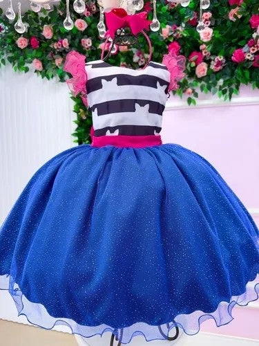 Vestido Mini Miss Temático Casinha de Bonecas Mágica (VESTMNTMMGDGB)