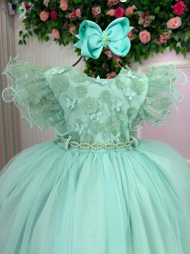Vestido Menina Bonita Angelie Verde Menta (VESTMNABNTANGLVRDMENT)