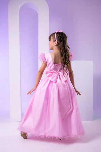 Vestido Marie Longo Amanda Rosa Bebe (VESTMARILNGAMNDRSBB)