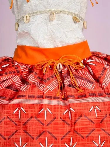 Vestido Temáticos Infantil Luxo Princesa Praia Modelo 3 (VESTTMCLXMN3)