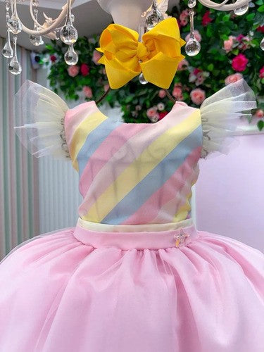 Vestido Mini Miss Temático Circo - Candy (VESTMINMSTMTCCRCCND)