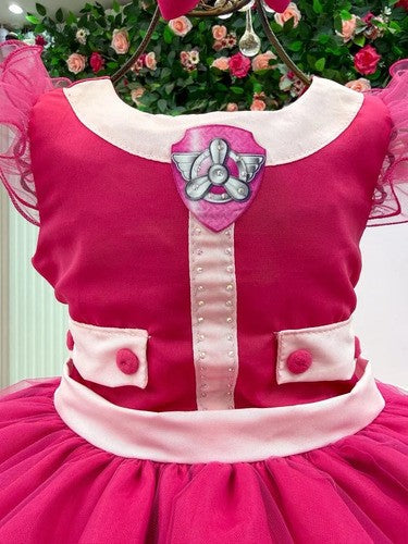 Vestido Mini Miss Temático Esquadrão Canino (VESTMNMSSTMTCPTLCNNKY)