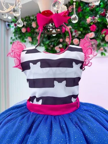 Vestido Mini Miss Temático Casinha de Bonecas Mágica (VESTMNTMMGDGB)