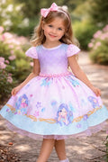 Vestido Infantil Temático Kids Sereia - Fundo do Mar (VESTINFTSERT)
