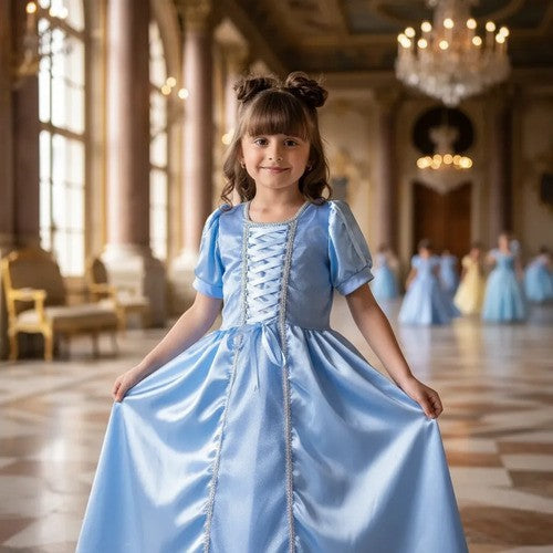 Fantasia Princesa Belli Longa Princesa Azul Modelo 2 (FTSPRNCBLLCNDRMDL2)