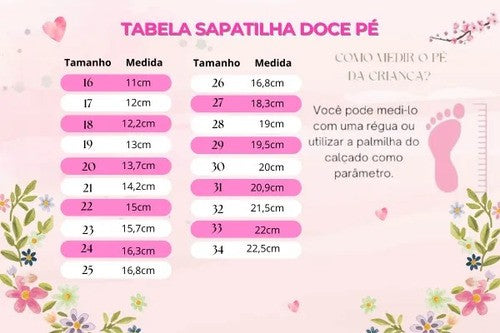 Sapatilha Doce Pe Lili Pink (SPTLDCPLLPNK)