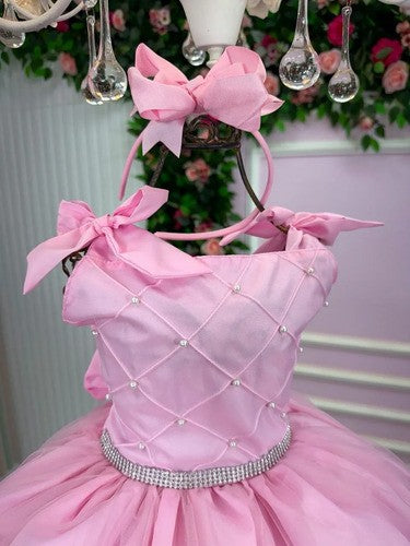 Vestido Marie Mariely Rosa Bebe (VESTMRMRSBB)