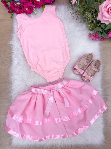Conjunto Blogueirinha Bailarina Rosa (CNJTBGBLRS)