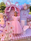 Vestido Menina Bonita Angelie Rosa Bebe (VESTMNANGLRSBB)