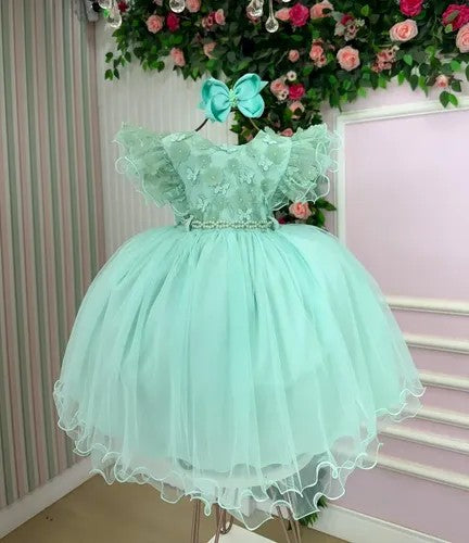 Vestido Menina Bonita Angelie Verde Menta (VESTMNABNTANGLVRDMENT)