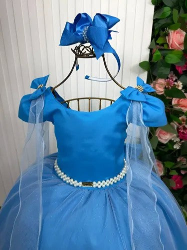 Vestido Banana Club Longo Diamante Azul Serenity (VESTBNNCLBLGDMTAZSRT)
