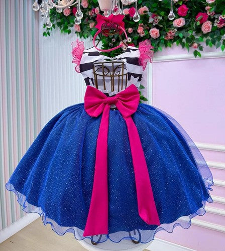 Vestido Mini Miss Temático Casinha de Bonecas Mágica (VESTMNTMMGDGB)