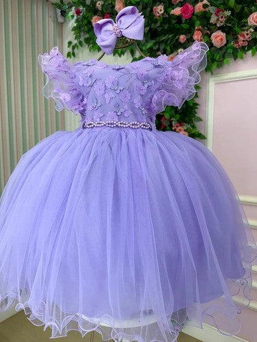 Vestido Menina Bonita Angelie Lilás (VESTMNANBNTANGLILS)