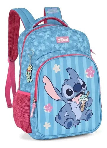Mochila de Costa Stitch Azul Sorvete (MCSAZL)