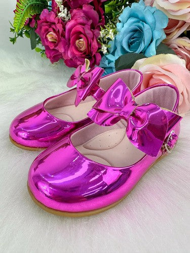 Sapatilha Doce Pe Laço Pink Metalizado (SPTDCPLCPNKMTLZ)